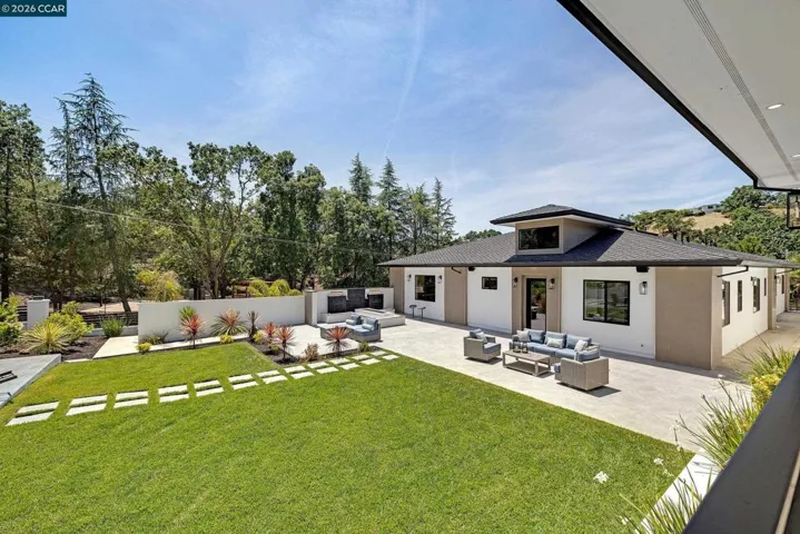 Backyard from Bocce Ball Court