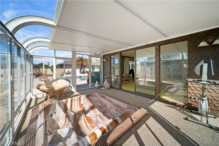 Enclosed Jacuzzi