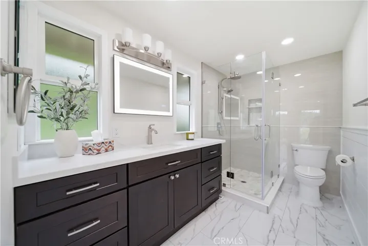Remodeled primary bath