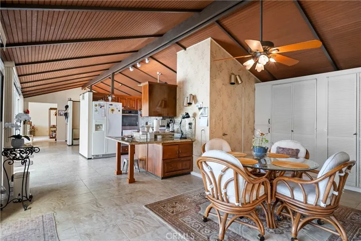 Beautiful vaulted ceilings