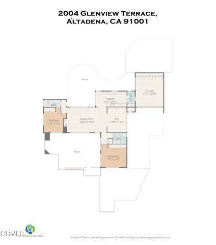 2004 Glenview Terrace, Altadena, California 91001