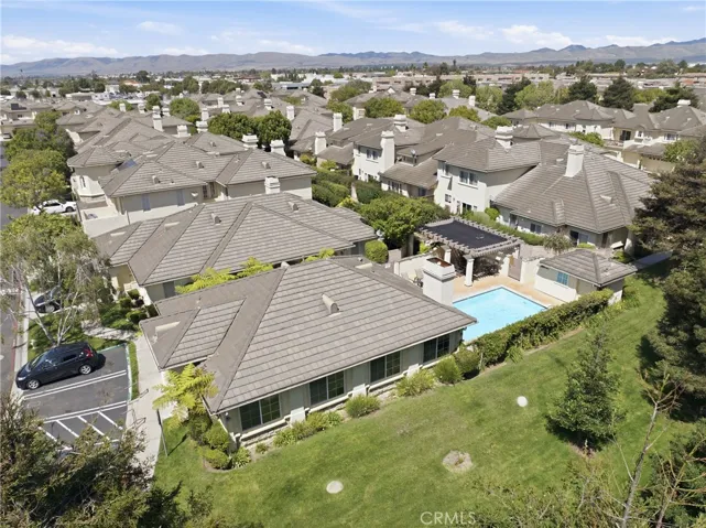 Aerial View Of Clubhouse And Swimming Pool