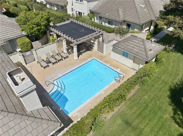 Aerial View Of Swimming Pool