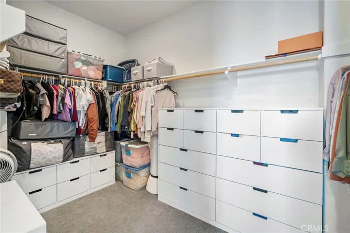 Generously sized Master bedroom closet