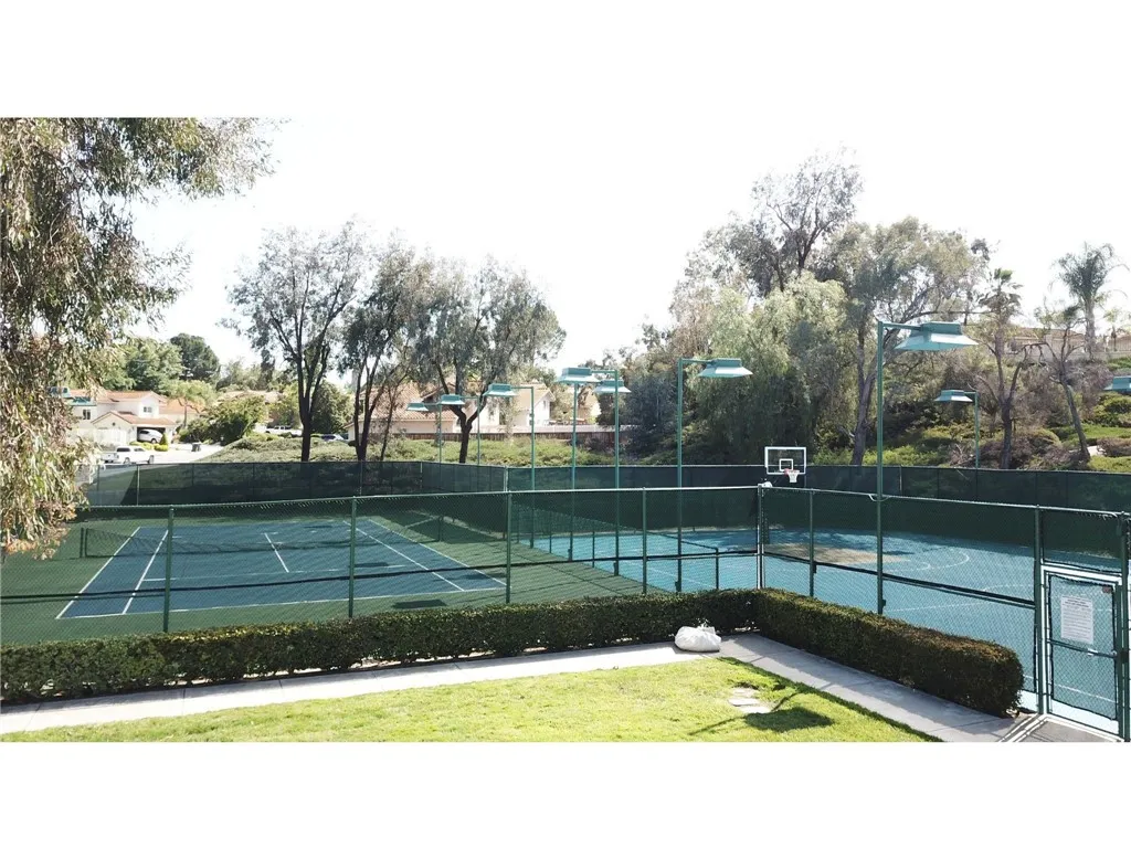 HOA tennis and basketball courts