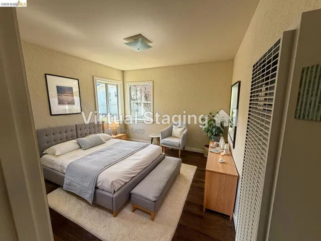 Virtually Staged Bedroom