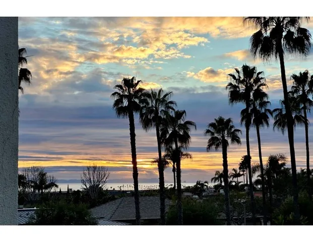 Sunset photo taken from Covered Patio