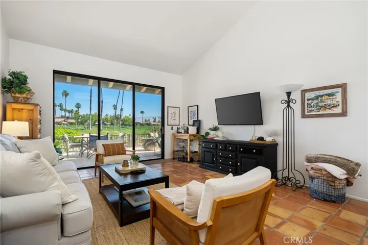 Living room with views