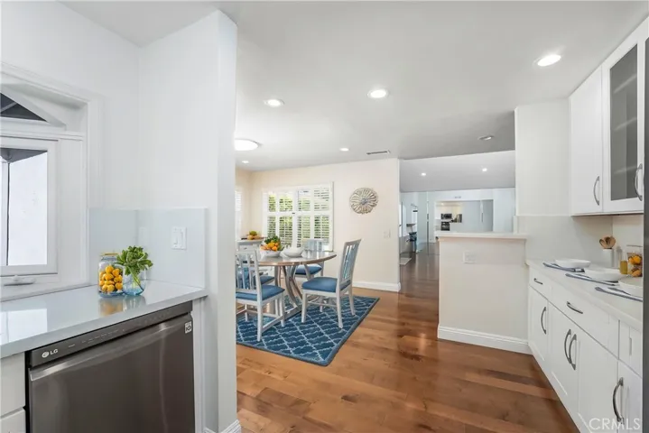 Virtually Staged Kitchen and Dining Room