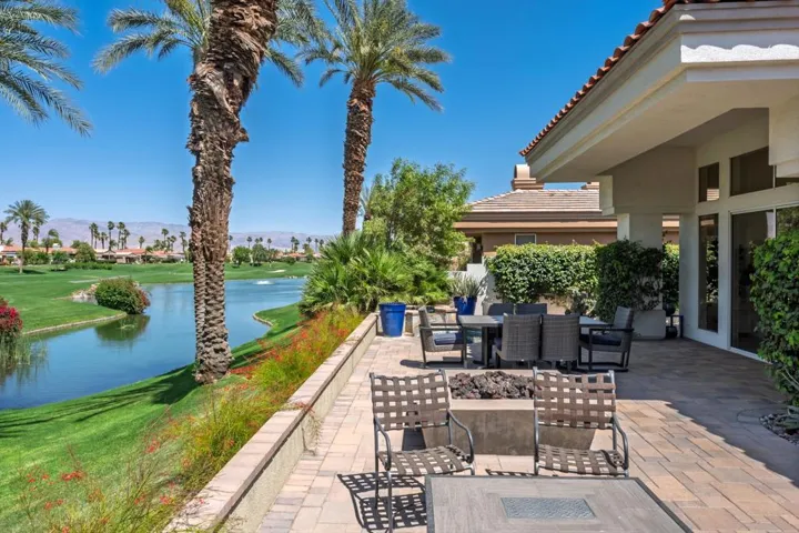 large patio area