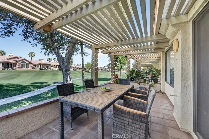 Tranquil patio