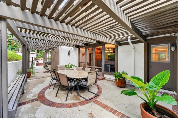 Side Patio Area off Dining Room