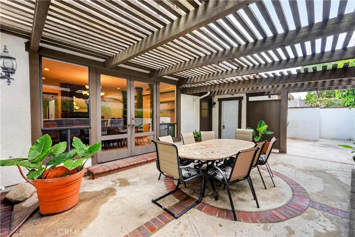 Side Patio Area off Dining Room