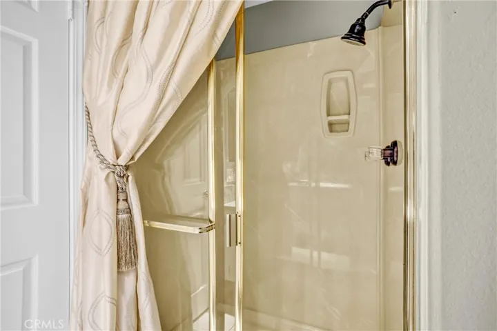 Downstairs bathroom shower