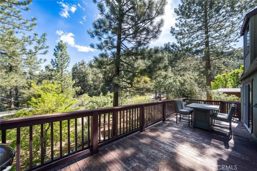 View from deck