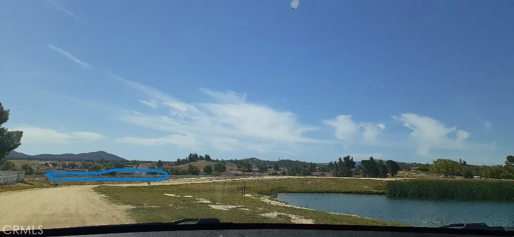 Lake side of the lot.
