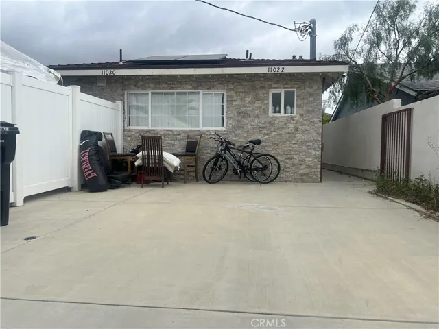 Front yard of ADU's