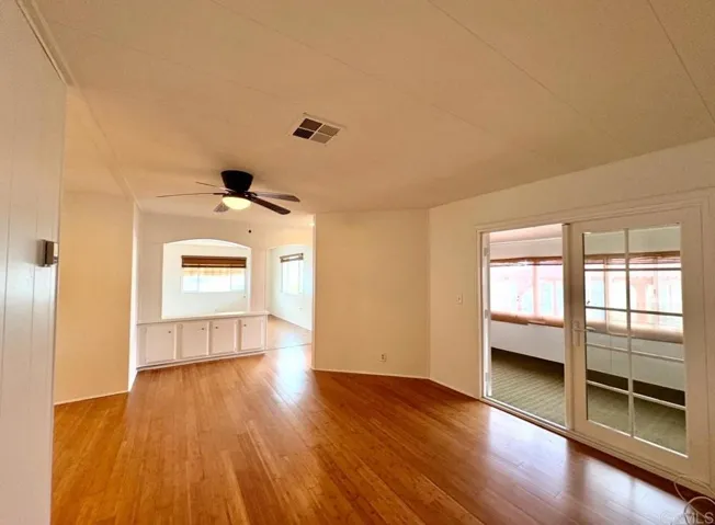 French doors to bonus room