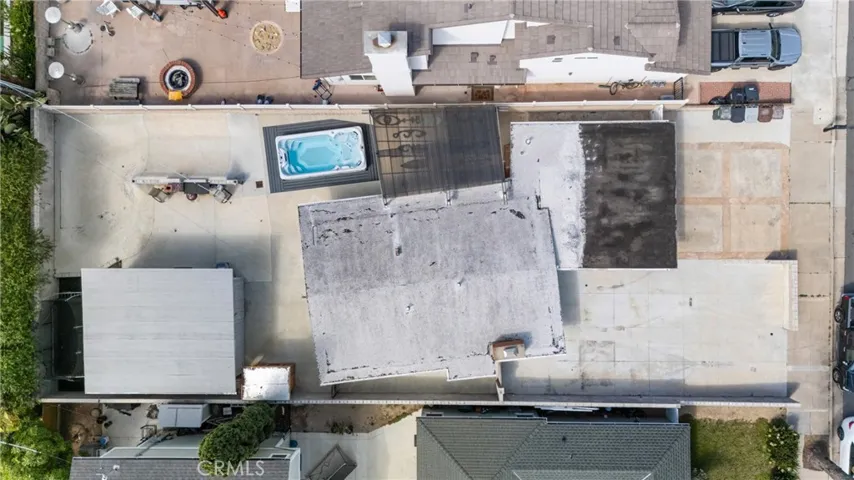 ariel view of property
