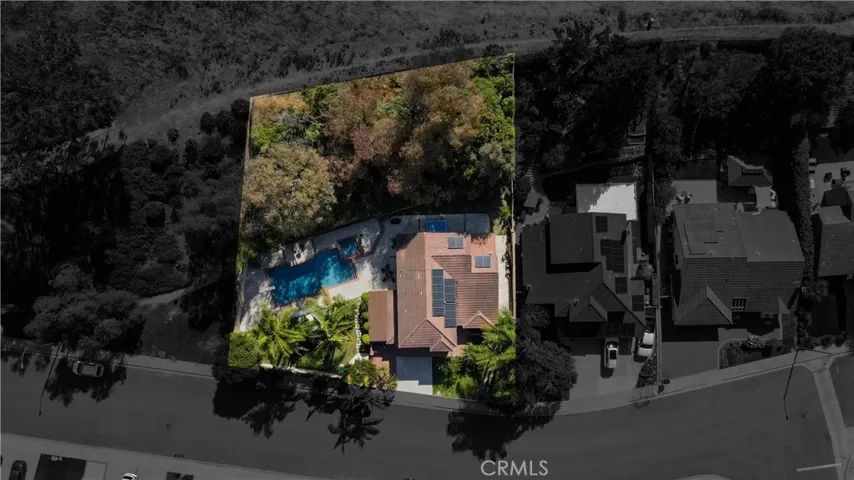 Expansive lot with rare privacy—backing to open space