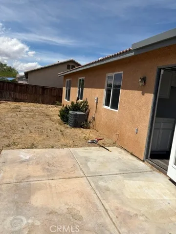 Portion of backyard from back of the house