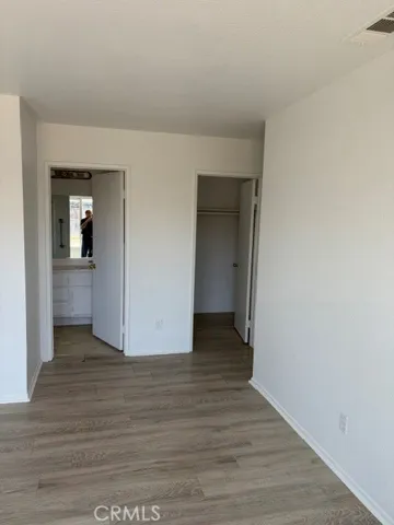 Bathroom and walkin closet from master bedroom