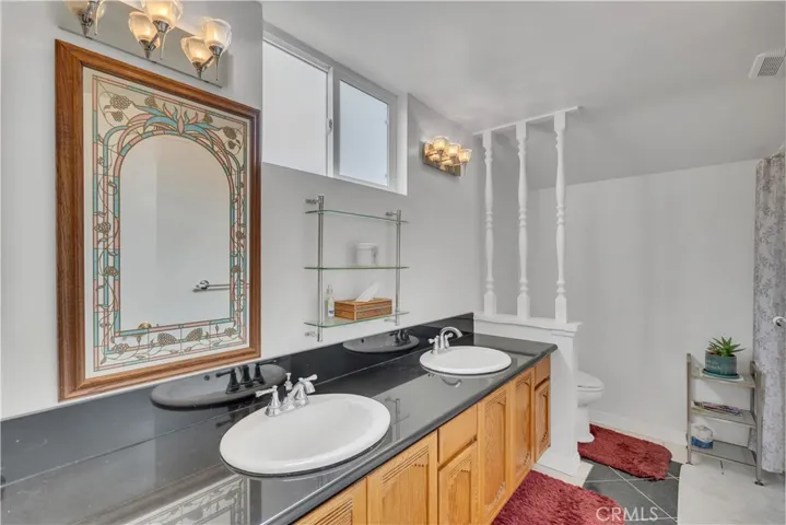 Main level master bathroom.