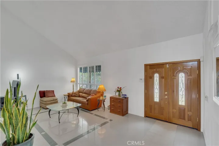 Double Door Entry to the Living Room