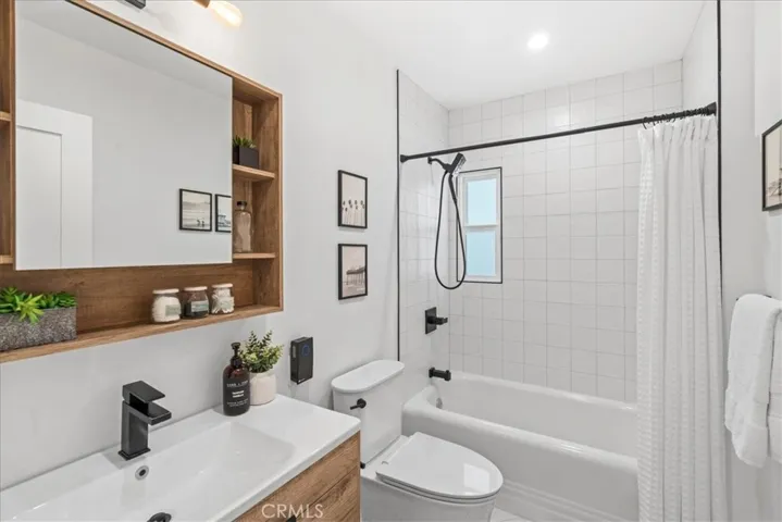 Remodeled bathroom on first floor