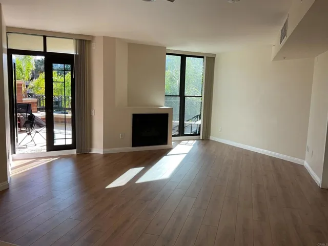 Living Room with french doors to terrace