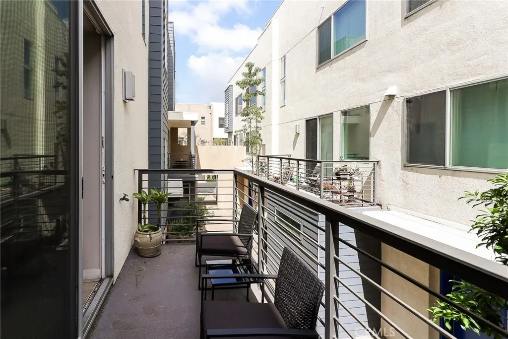 The veranda or balcony to barbeque or unwind