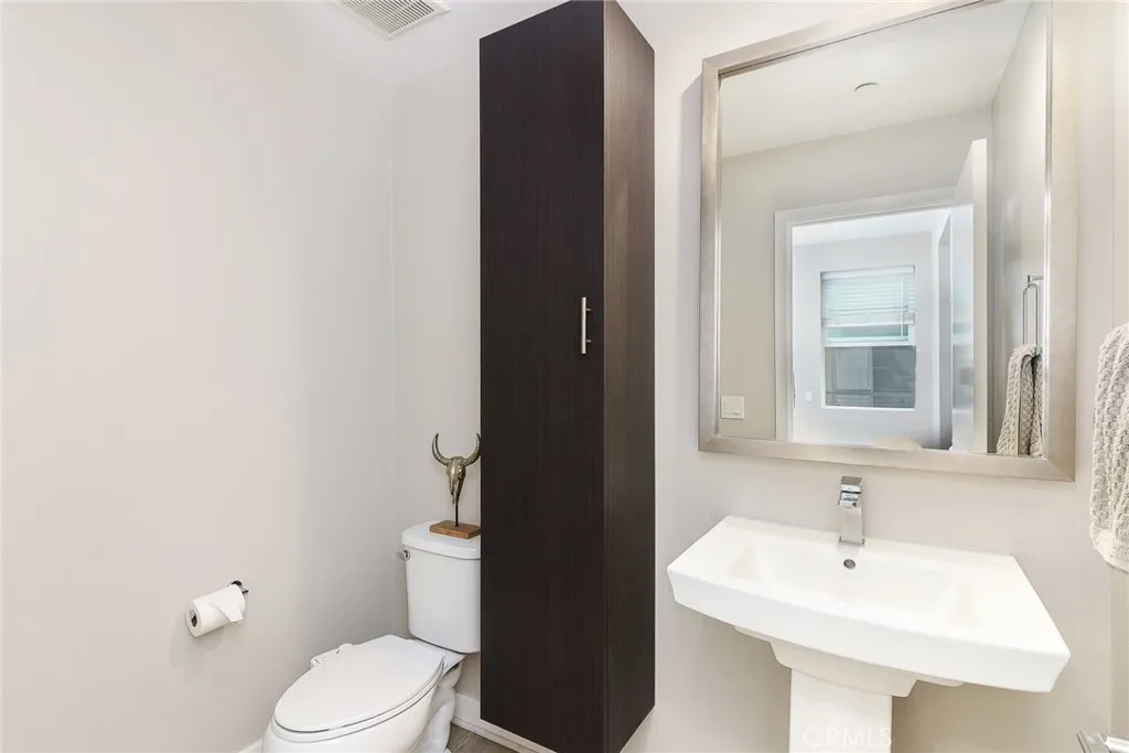 Half bath in the second floor.