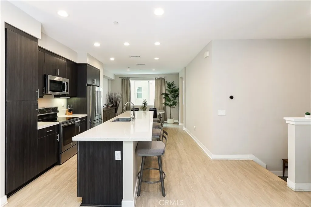 This kitchen overlooks the dining room! A seamless flow of entertaining and meals!