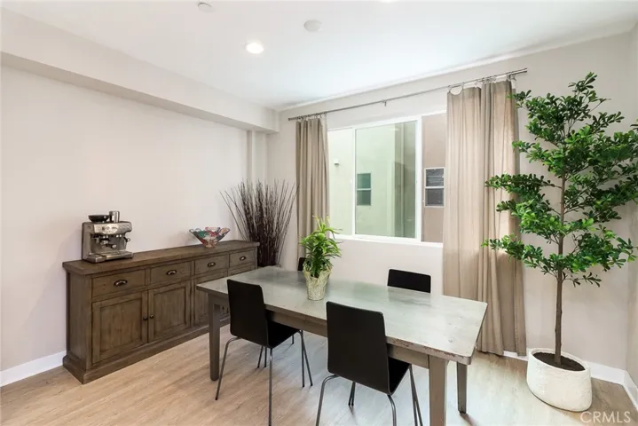 The dining room