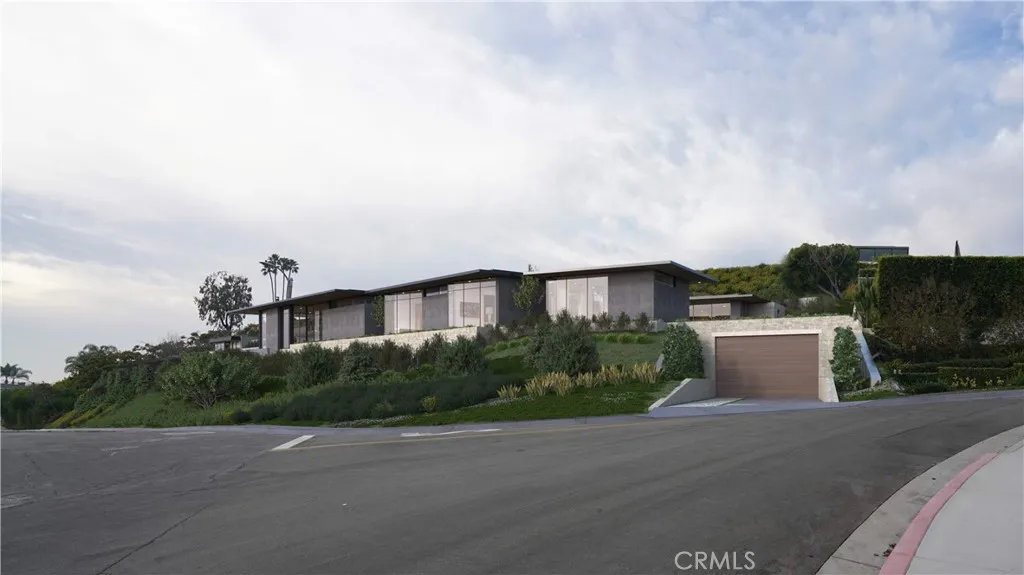 Rendering - "Bat Cave" Garage Entrance
