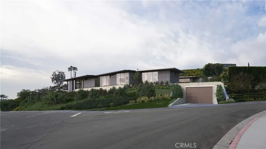 Rendering - "Bat Cave" Garage Entrance