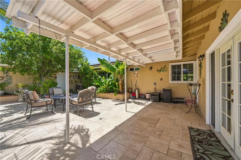 Backyard with Covered Patio