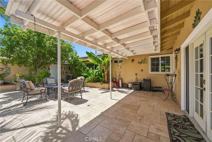 Backyard with Covered Patio