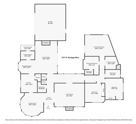 1571 N Santiago Boulevard, Orange, California 92867