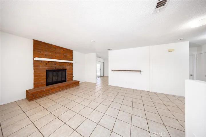 Open space layout with new interior paint