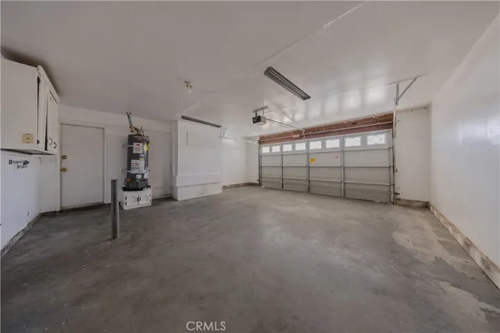 Garage with new interior paint