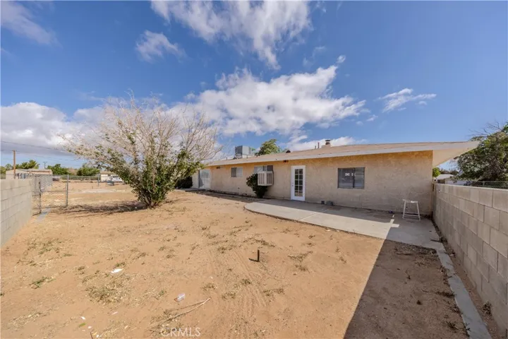 Sizable backyard with 0.5 acre