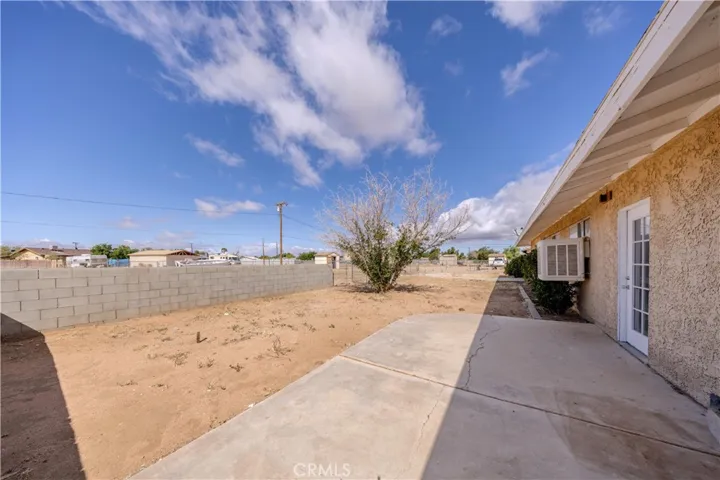 Sizable backyard with 0.5 acre
