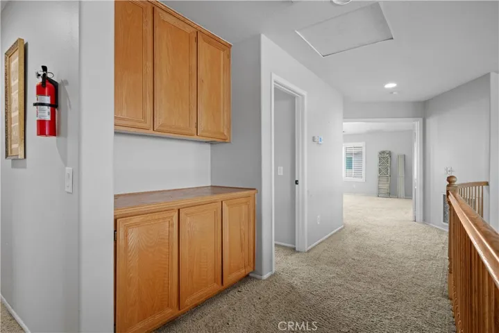 Upstairs walk way to Rooms