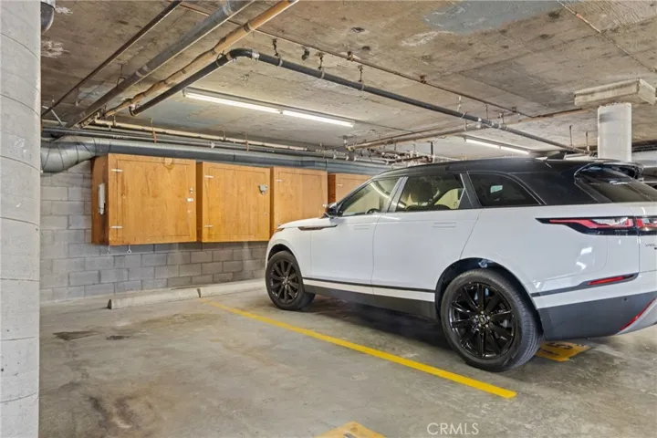 2 car side by side parking with ample storage