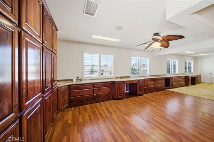 Massive Cabinets and Built in Desks