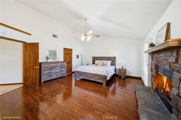 Huge Primary with double doors.