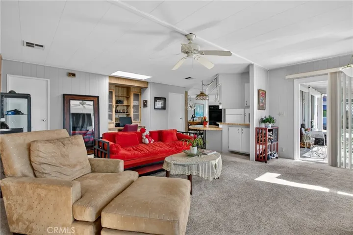 Open Layout Family Room to Front Porch