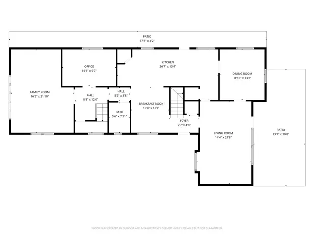 First level floor plan.