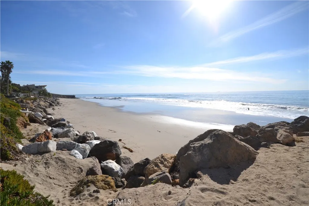 Private beach